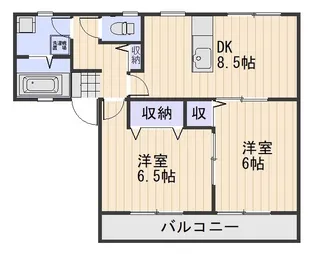 メゾン・ド・ルミエール【1階】の間取り