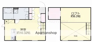 プリマガーデン岡山 弐番館【2階】の間取り