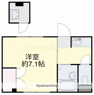 コーポHANABISHI【2階】の間取り