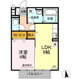 スプリング フィールド B棟【2階】の間取り