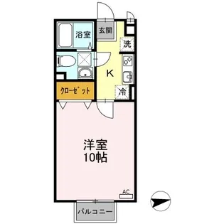 ガーデンパレス【1階】の間取り