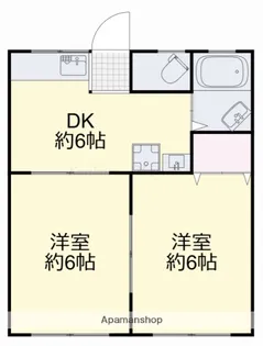 スカイハイツ A棟【3号室】の間取り