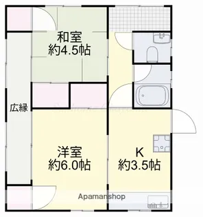 岡山県岡山市北区田益【一戸建】の間取り