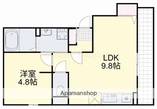 GRAVITY【3階】の間取り