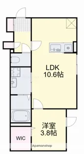 空とひだまりのラ・ルフレ【1階】の間取り