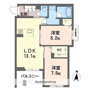 セレーノ野田【3階】の間取り