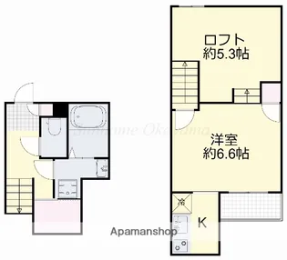 ADC高島ル・シエル【2階】の間取り