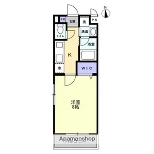 ミモザヒルズ岡山医大南【4階】の間取り