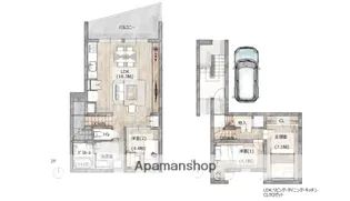 ETENA中仙道西【207号室】の間取り