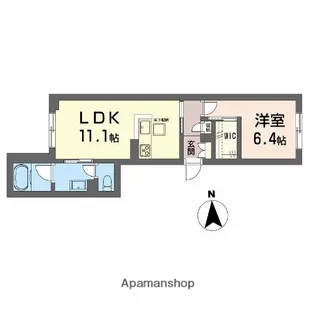 アメリス【1階】の間取り