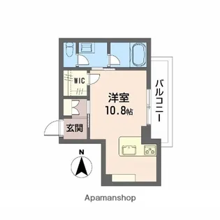 ユーグレイス東島田【4階】の間取り