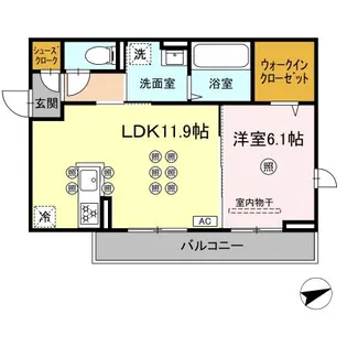 アルタ・レジデ【3階】の間取り