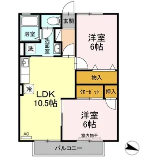 第1アネックス【2階】の間取り