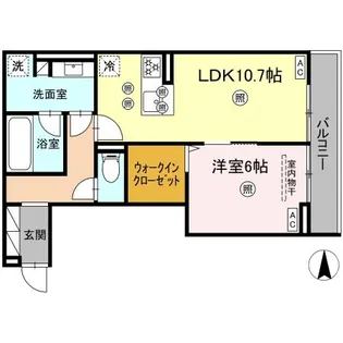 LUVERIA【2階】の間取り