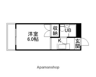 創和ハイツ(京町)【3階】の間取り