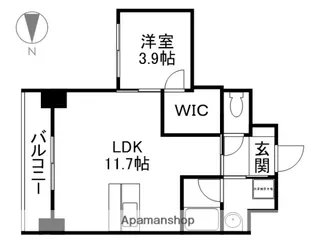 アーバンパレス医大前【2階】の間取り