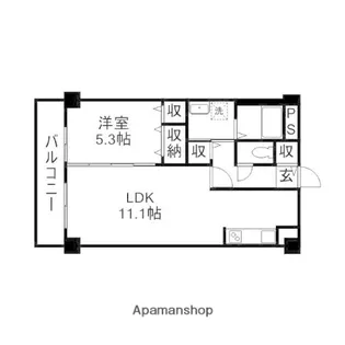 セレ グレージュ【3階】の間取り