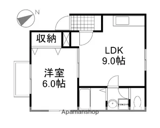 CASA福浜西【1階】の間取り