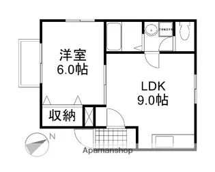 CASA福浜西【3階】の間取り
