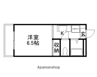 セントフォレスト下中野B【2階】の間取り