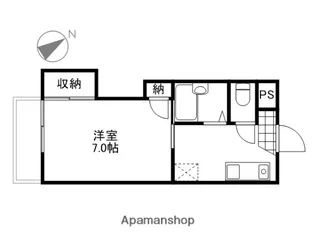 シャトレ福吉【3階】の間取り