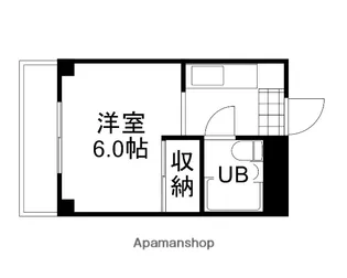 デュナミス富町【202号室】の間取り