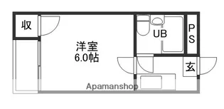 富コーポ【102号室】の間取り