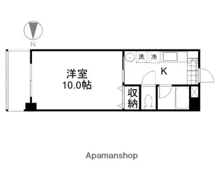 オーランド富田町【4階】の間取り