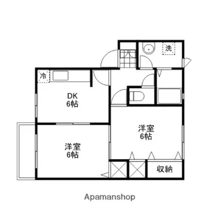 ベルエポックS 【2階】の間取り