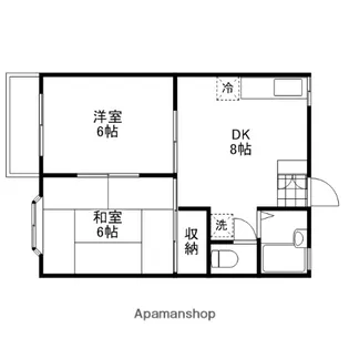 ロイヤル瀬戸【1階】の間取り