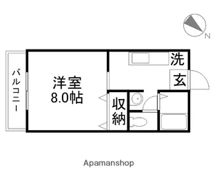 ブルームーン21【101号室】の間取り
