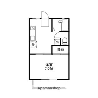 ノース・アヴァロン【2階】の間取り