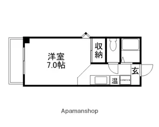 パルティール21【5階】の間取り