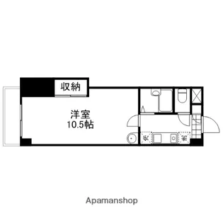 アスティオン鹿田【605号室】の間取り
