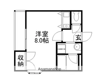 パルミラ浜【2階】の間取り