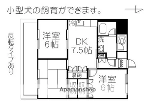 ブライトン円山【403号室】の間取り