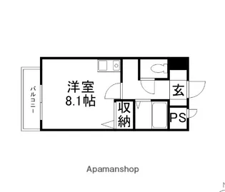 アーバンハイム小橋【6階】の間取り