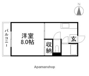 グッドウィル【2階】の間取り