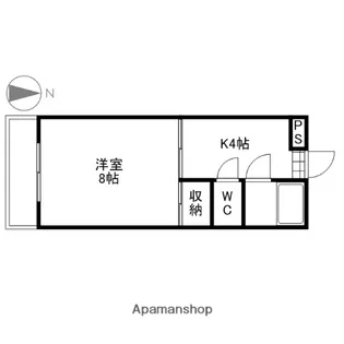 メゾン大福【4階】の間取り