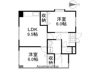 レポーゼ1【403号室】の間取り