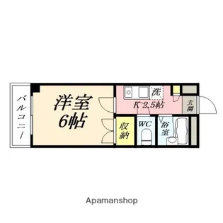 岡山県岡山市北区今4丁目【マンション】の間取り