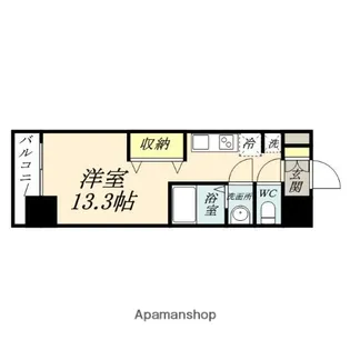 WILLDO岡山大供【3階】の間取り
