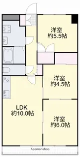 ネクスト倉田 東館【3階】の間取り