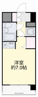 ダイアパレス弓之町【8階】の間取り