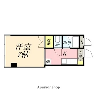 富田町共同ビル【515号室】の間取り