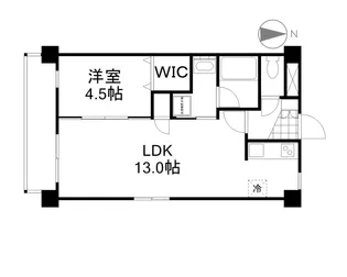 下中野S−1ビル【2階】の間取り