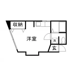 フレール津倉【3階】の間取り