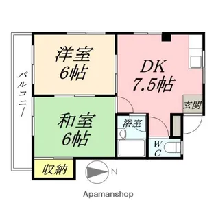 メゾン桑野【305号室】の間取り