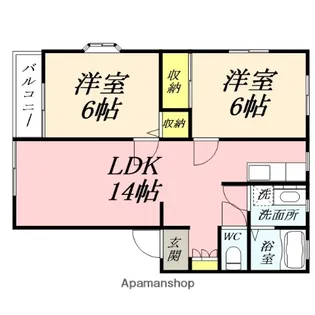 POSH HOUSE Ⅰ【1階】の間取り