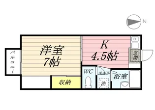 エルマンション【2階】の間取り